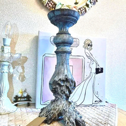 フランスの古い燭台 キャンドルホルダー 蝋燭立て アンティーク