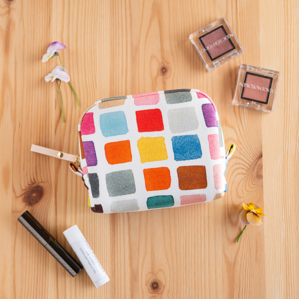 スクエアポーチ／Color Palette 1枚目の画像
