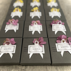 〈褒められリング〉 青と黄色　ブルータイガーアイ＋クリスタル×イエローカルセドニーフォークリング 17枚目の画像