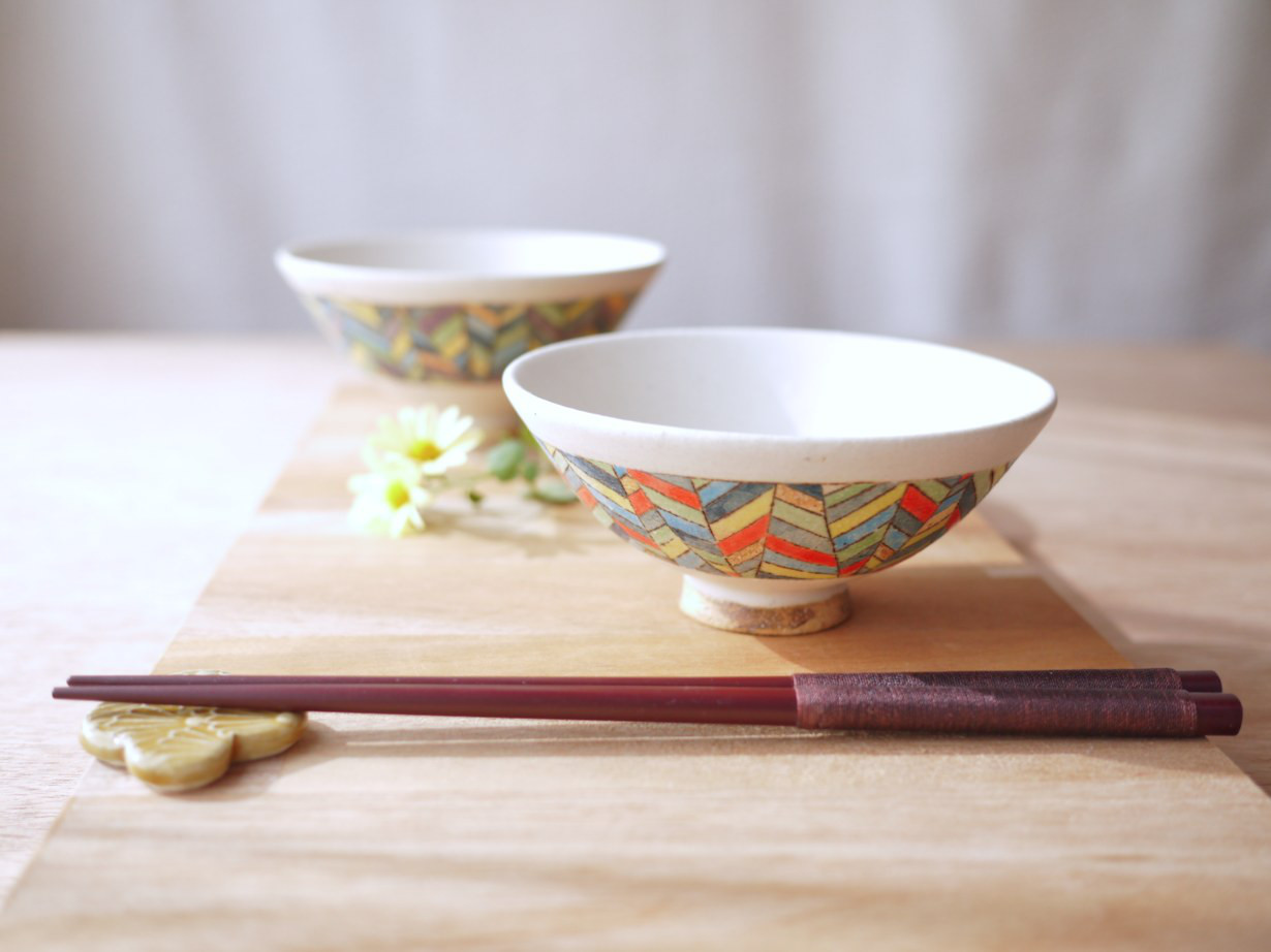 leaf茶碗（夫婦２個セット）