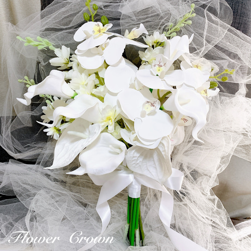 アーティフィシャルフラワーブーケ クラッチブーケ結婚式 和装