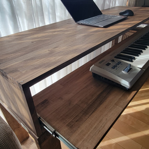 オーダーメイド】DTMデスク S110-45 DAW スライドテーブル(300