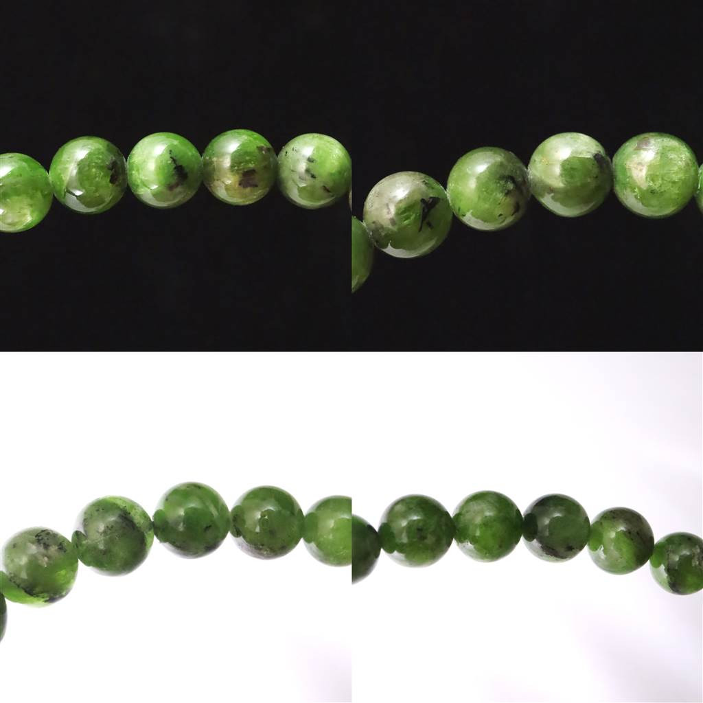ツァボライトガーネット  5A  7mmブレスレット 16.2ｇ *希少* #31418