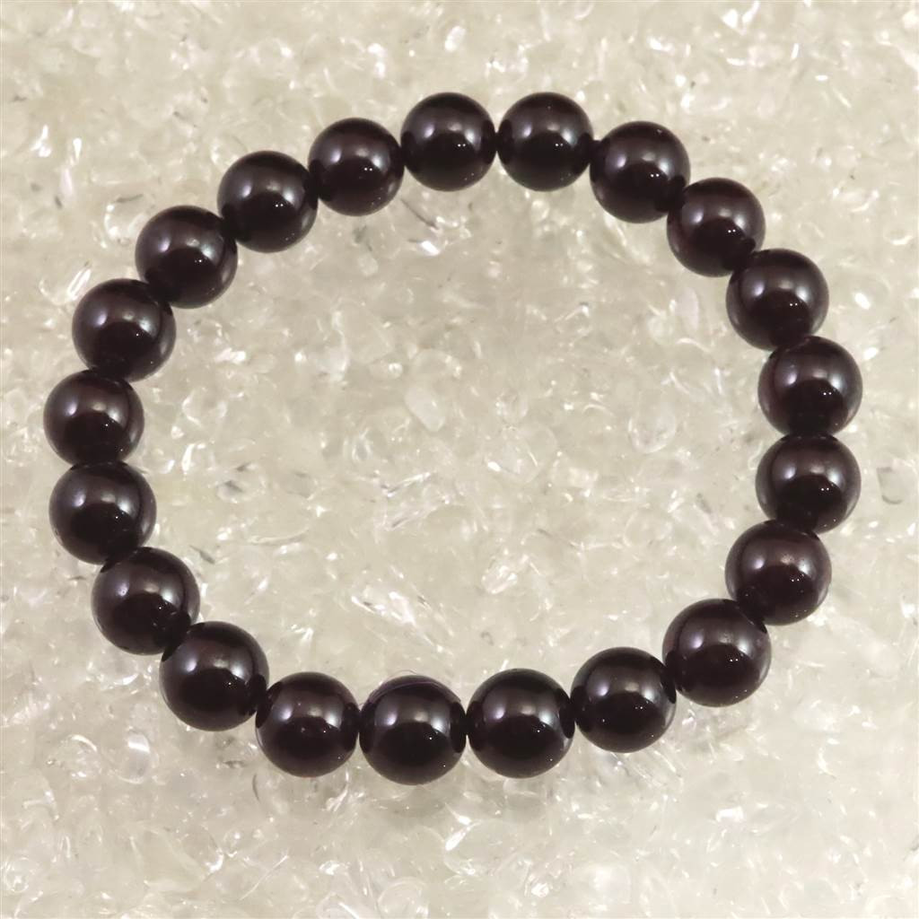 ロードライト ガーネット AA+  8.5mmブレスレット 29.6ｇ #49275