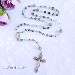 ☆ヨブの涙 ロザリオ☆Job's Tears Rosary マザー・テレサ ☆ヨブの涙 ロザリオ☆ Job's Tears Rosary - atelier †Leda
