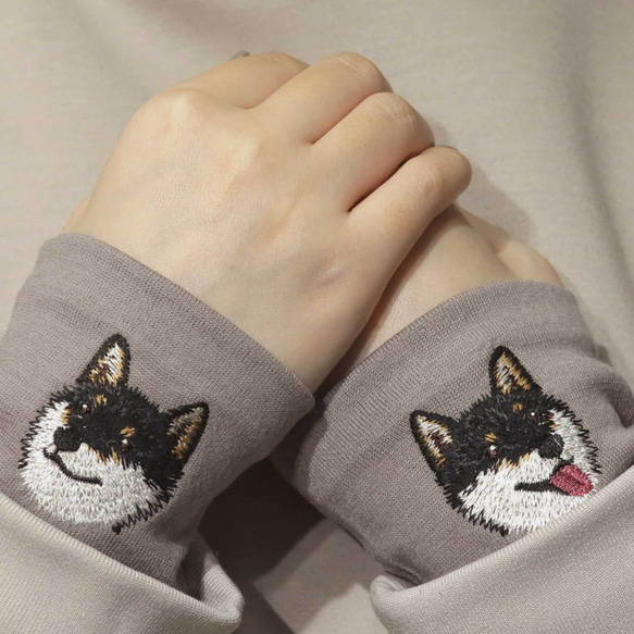 狗狗護臂：柴犬黑色款 + 4 款限量版顏色，日本製造，100% 羊毛腕巾，禮品 第1張的照片