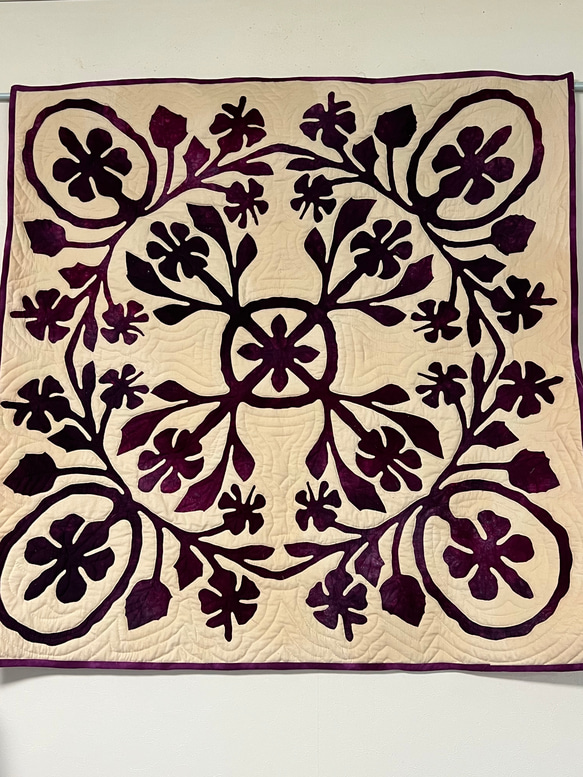 ハワイアンキルト タペストリー ハイビスカス その他インテリア雑貨