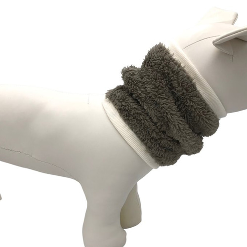 スヌード モコモコ 犬用 マフラー 名入れ 小型犬 中型犬 大型犬 名前