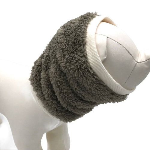 わんこスヌード つけ襟マフラー ハンドメイド 犬服 1246.わんこ