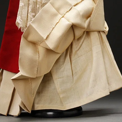 人形用シルクグログランドレス（No.6764）