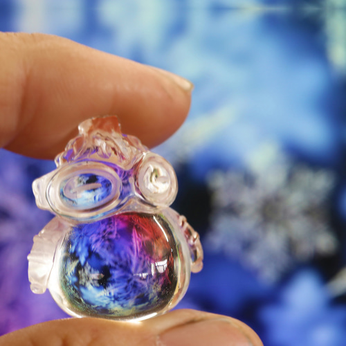 純粋な輝き】水晶の「ピュアどぐりん」 （700-001） 彫刻 Do_goods