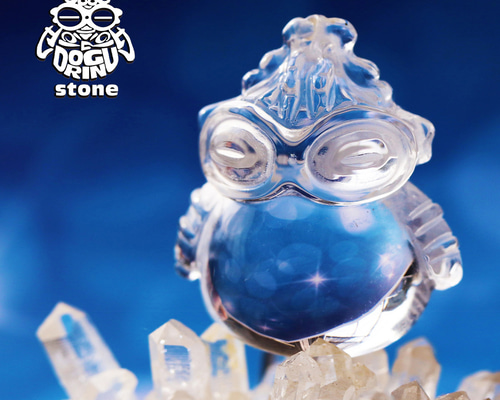 純粋な輝き】水晶の「ピュアどぐりん」 （700-001） 彫刻 Do_goods