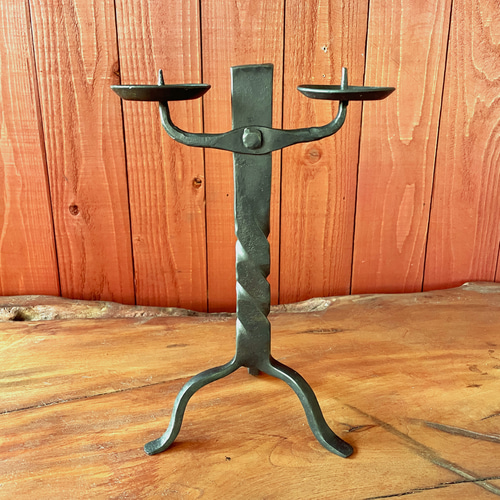 三又燭台 / 鉄燭台 / キャンドルスタンド キャンドル・キャンドル