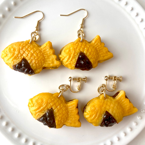 ほかほかご飯様 リクエスト 6点 まとめ商品 ハンドメイドピアス イヤリング ほかほかおにぎり☆イヤリング/ピアス - HAPPY☆FOOD | minne