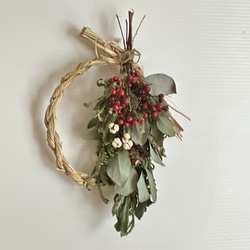 ドライフラワーオリーブリース リース Rest garden 通販 13684092