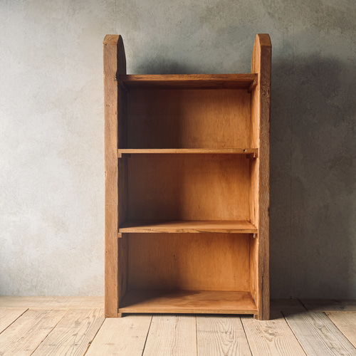 ヴィンテージ　本棚　シェルフ　古材　ヘリンボーン　アンティーク 1点もの ヴィンテージ 本棚 シェルフ 古材 ヘリンボーン アンティーク 1