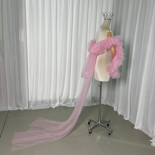 送料無料！ドレスアレンジ用トップスのみ ボレロ ソフトチュール  