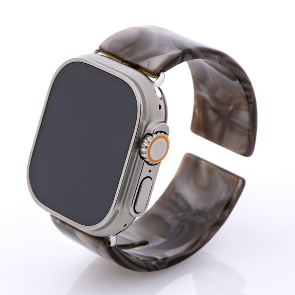 『エアバングル』グレーマーブル Apple Watch アップルウォッチ 2枚目の画像