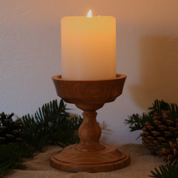 木製ランプシェード：栗の木：サイズφ210 シーリングライト