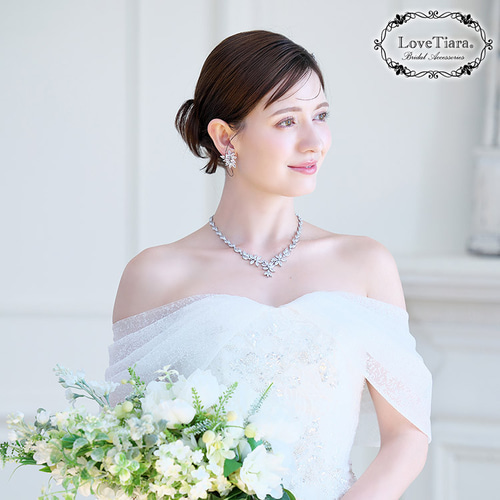 ラブティアラ Love Tiara ティアラ＆ネックレス＆イヤリング3点セット