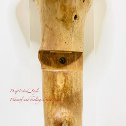 流木インテリア 自由にアレンジできる流木板のウォールシェルフ ラック ディスプレイ 壁掛け 棚 北欧 N3 16枚目の画像