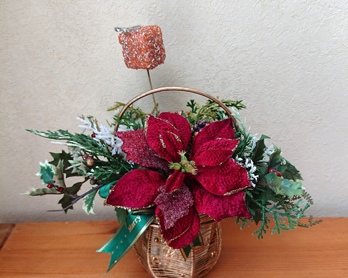 オーダー商品 クリスマス フラワーアレンジメント 合計4点 オーダー商品 クリスマス フラワーアレンジメント 合計4点 クリスマス