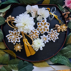⭐️半襟⭐️ 格子と水玉の刺繍レース　半衿　ハンドメイド　生地 marguerite エンブロイダリーレースコットンローン生地 | 大きめ
