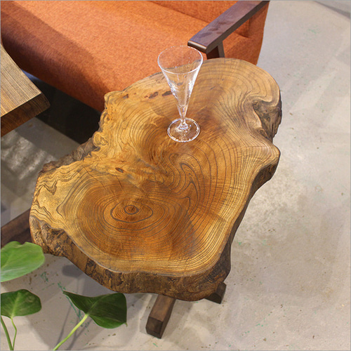 ケヤキ 切り株 サイドテーブル 天然木 古材 おしゃれ