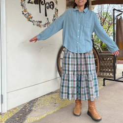 しあわせボタンの柔らかブラウス（24s-049） 10枚目の画像