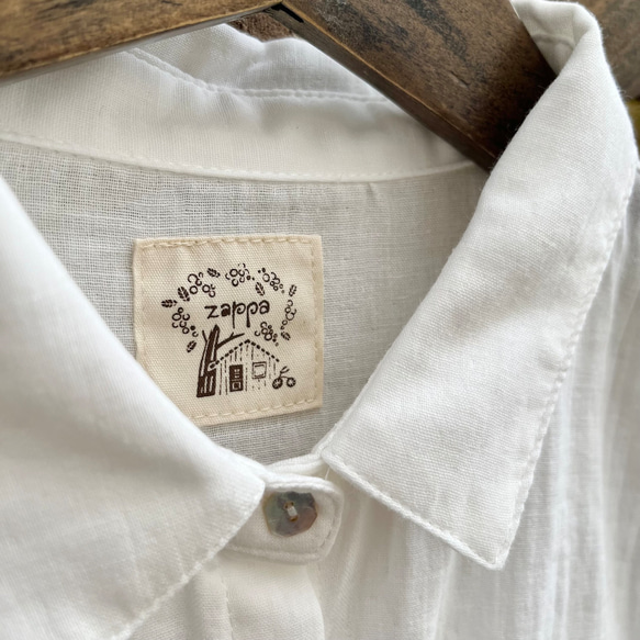 しあわせボタンの柔らかブラウス（24s-049） 4枚目の画像