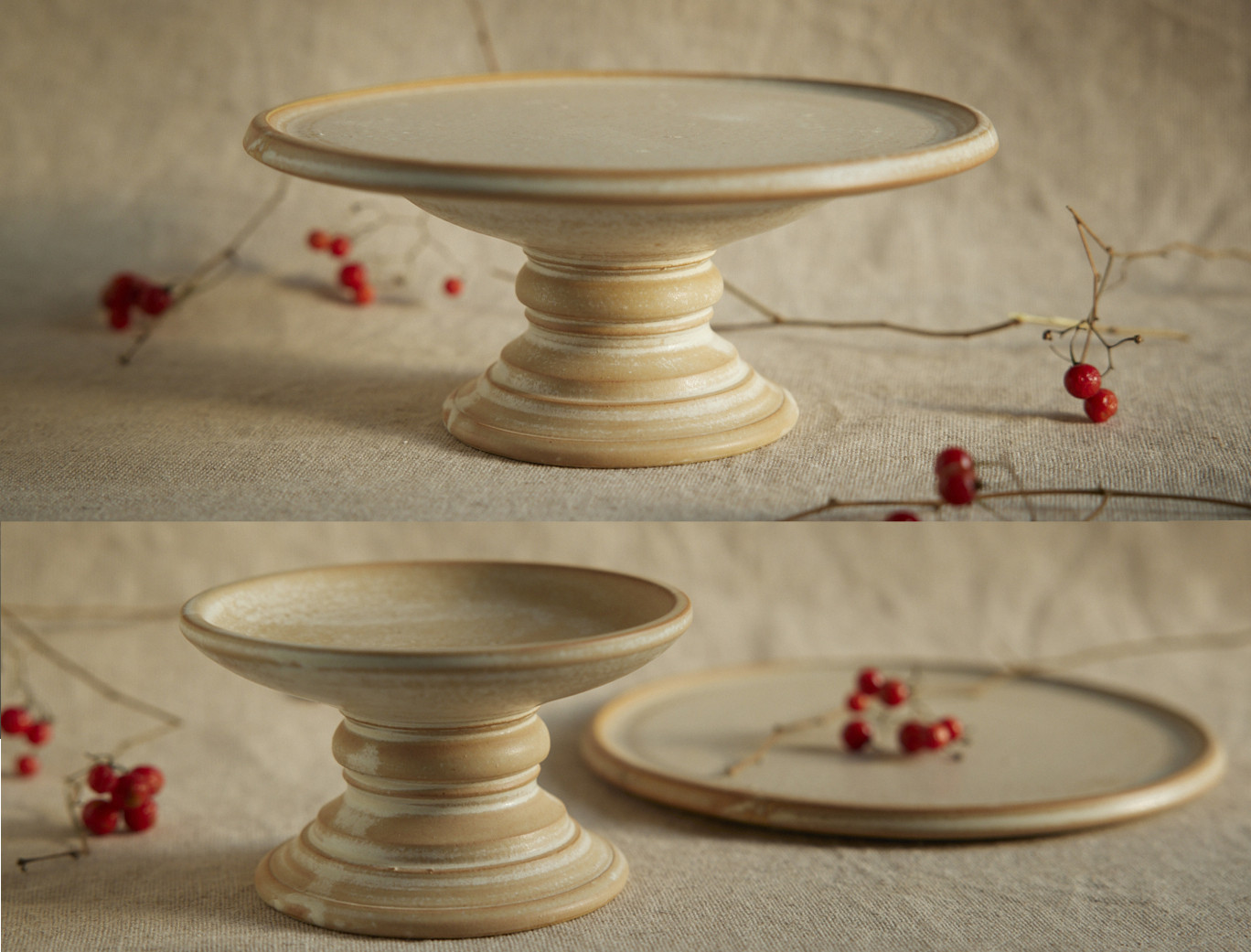 3wayコンポート皿 中皿＆ミニコンポート 3w-c2 中皿 molle épine 通販