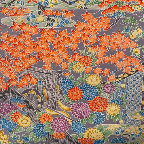 着物 ワンピース リメイク 和洋折衷 美しい日本の風景をそのまま