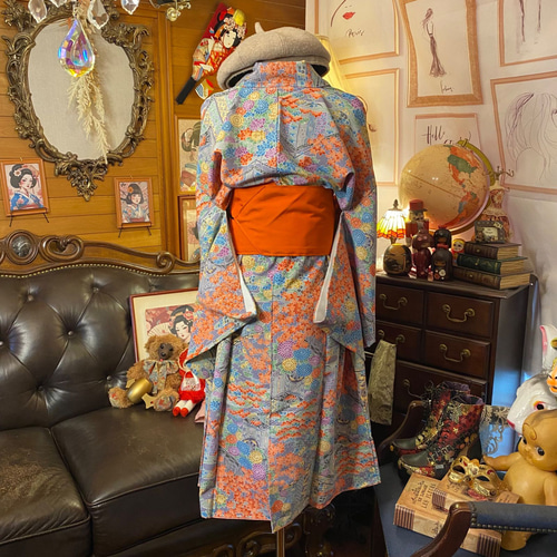 着物 ワンピース リメイク 和洋折衷 美しい日本の風景をそのまま