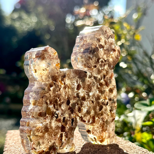 トイプードル天然石置物 レジンの置物 その他置物 toymuni 通販