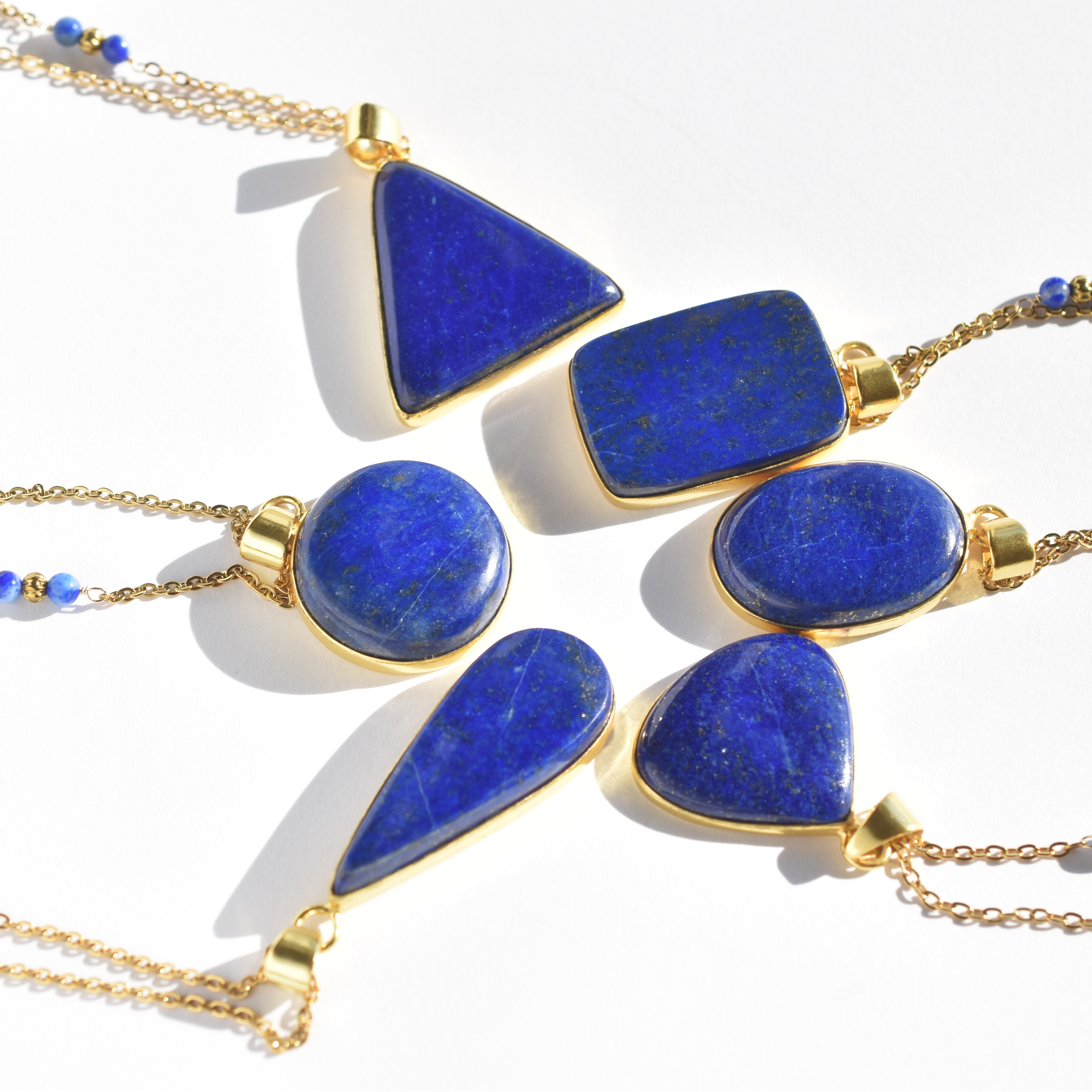 【一点もの・選べる】超大粒　夜空　ラピスラズリ　サージカルステンレス　ロングネックレス