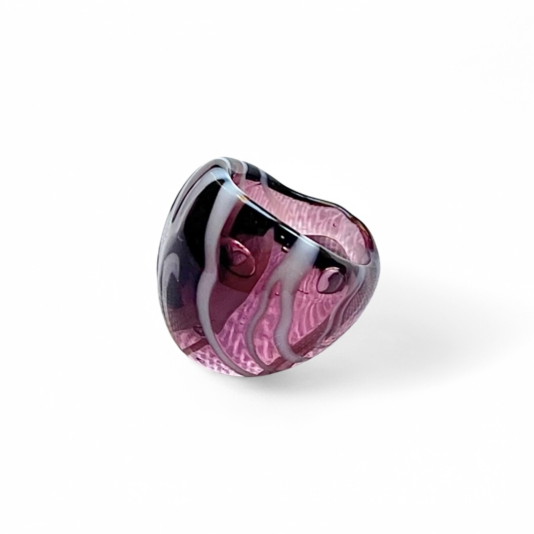 ボルドーアブストラクトリング