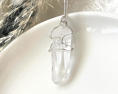 レムリアンシードクリスタル ポイント ペンダントトップ(レムリアン