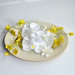 白グリーン♡バラ♡ナチュラルクラッチブーケ＆ブートニア【アーティ