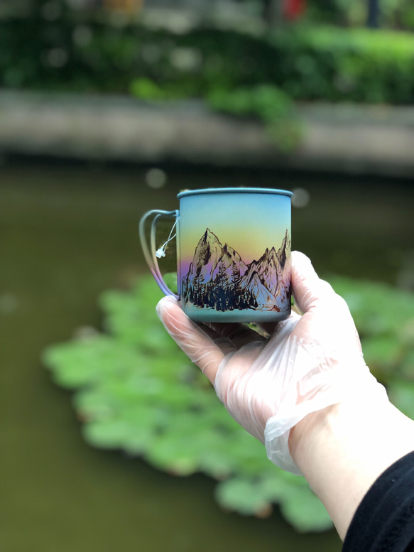 snowpeak 300ml/450ml チタン マグカップ スノーピーク アウトドア コップ 4枚目の画像