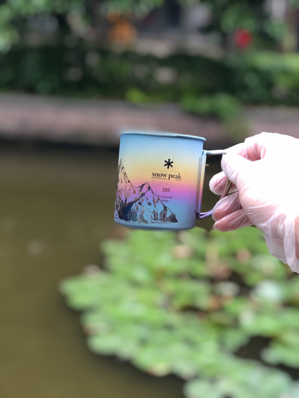 snowpeak 300ml/450ml チタン マグカップ スノーピーク アウトドア コップ 3枚目の画像