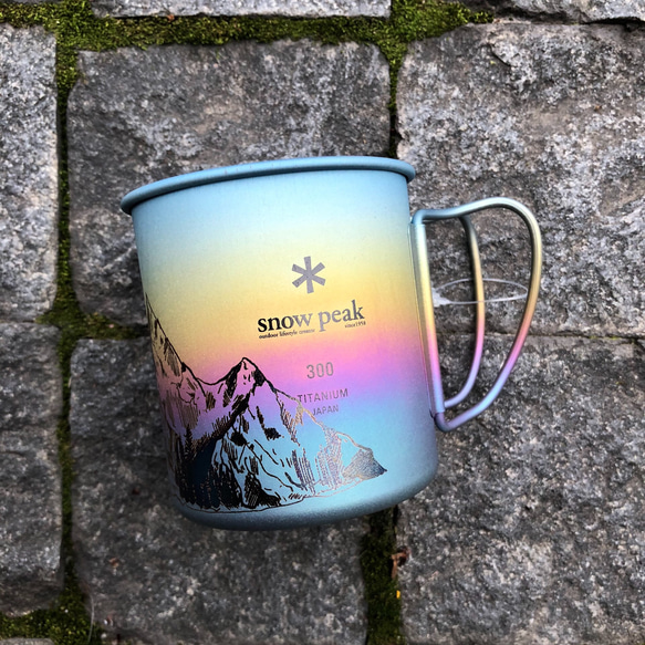 snowpeak 300ml/450ml チタン マグカップ スノーピーク アウトドア コップ 2枚目の画像