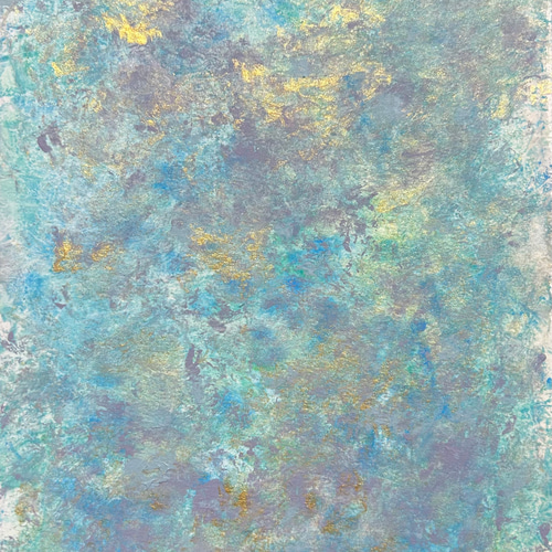 抽象画　アクリル画　原画　インテリア 抽象画 【霞む静寂】 原画 絵画 アート アクリル画 インテリア 送料