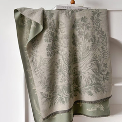 【新作】ジャガード織ストールマフラー・ボヘミアンフラワー/ホレストGR 8枚目の画像