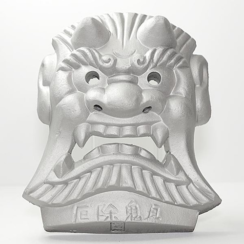 菊間瓦 【鬼面】鬼瓦 鬼の置物 いぶし銀 鬼師 伝統工芸品 手作り 菊