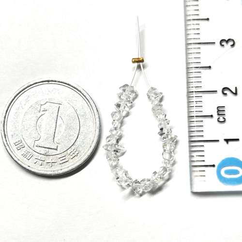 ハーキマーダイヤモンド＊完全無選別・サイズミックス＊4.5センチ＊25