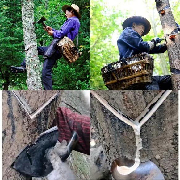 ハンドメイド ブレスレット バングル 漆器 漆塗り 月夜川 リストバンド 古代の技術 黒檀 誕生日 周年記念日 彼氏 6枚目の画像