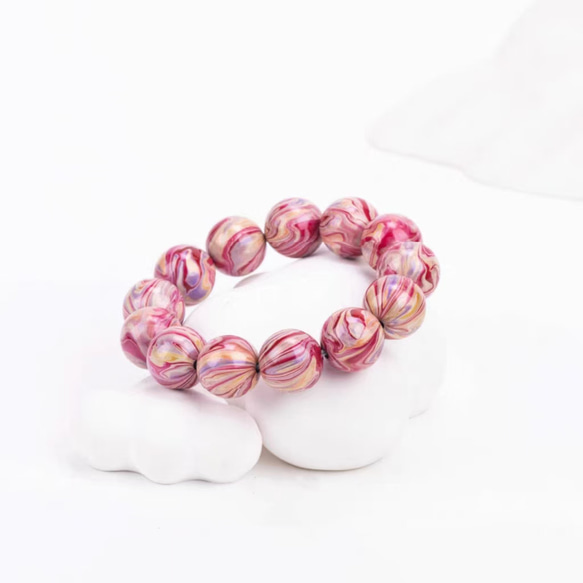 ハンドメイド ブレスレット バングル 漆器 漆塗り 九尾の狐 リストバンド 古代の技術 黒檀 誕生日 周年記念日 彼氏 5枚目の画像