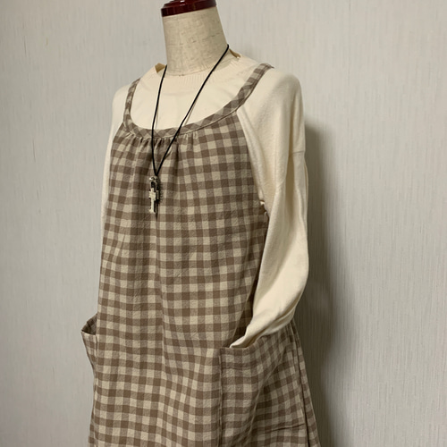 bonjour diary 2y エプロンワンピース Bonjour Diary Apron Dress ワンピース 2y 90 - メルカリ