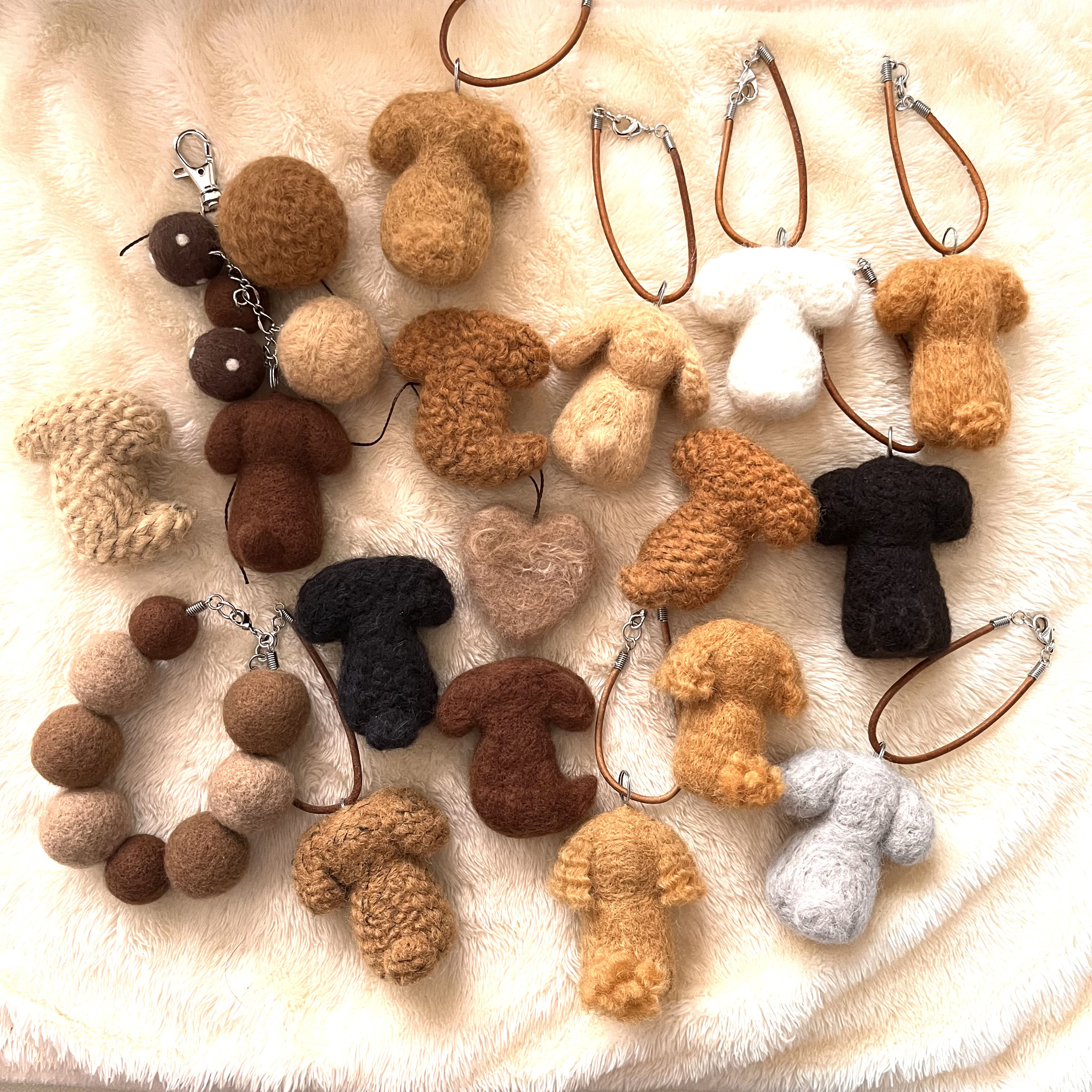 動物さんの遺毛☆生きておられる様々な動物さんの体毛と羊毛で雑貨やアクセを製作致します