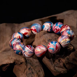 ハンドメイド ブレスレット バングル 漆器 漆塗り 飛ぶ リストバンド 古代の技術 黒檀 誕生日 周年記念日 彼氏 4枚目の画像